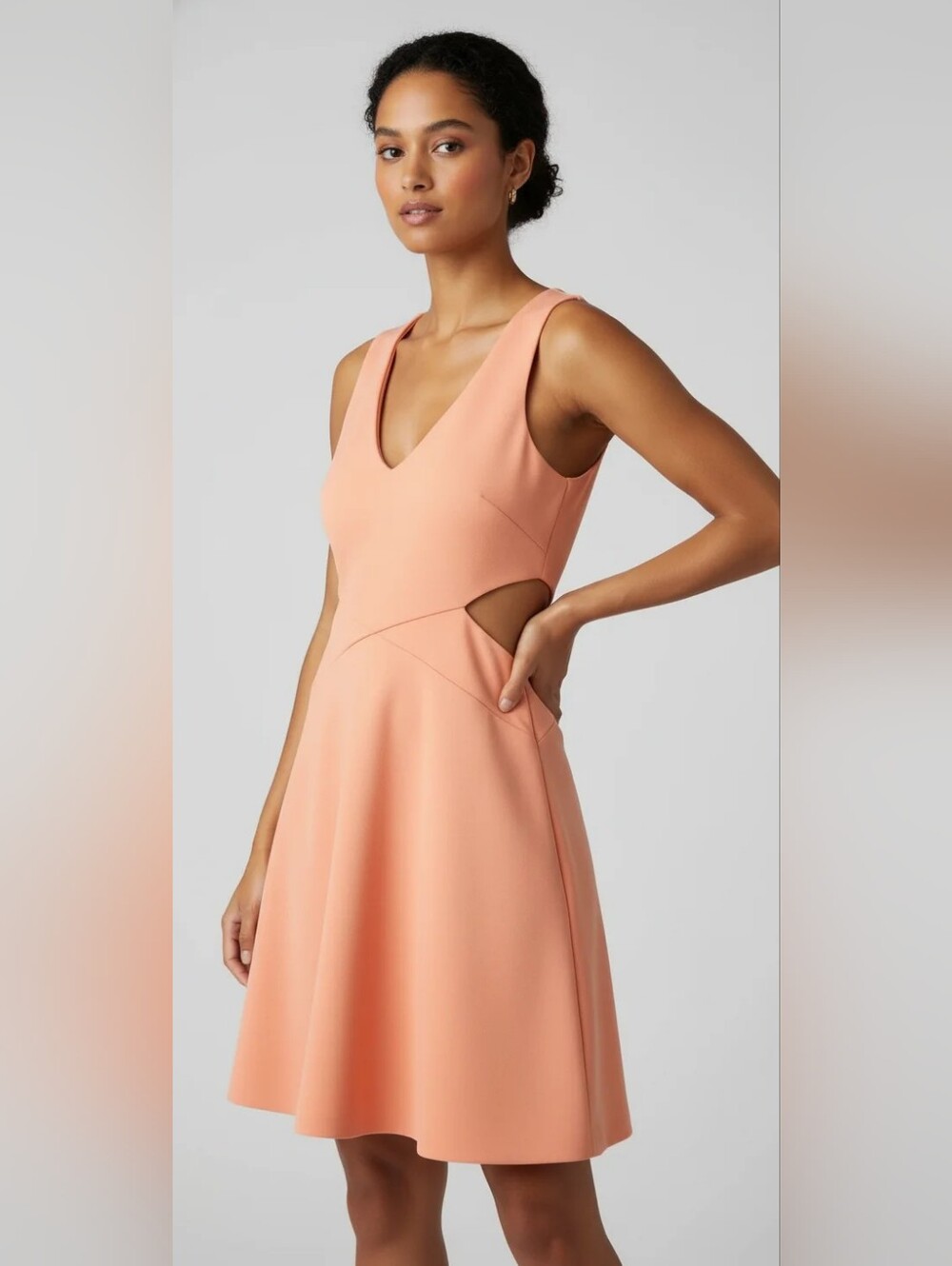 Gianni Bini From Dillards Size M Medium Orange Dress